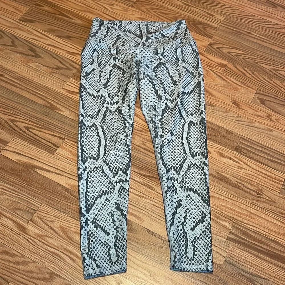 Evolution & Creation Snake Print Leggings, gym, athletic, medium